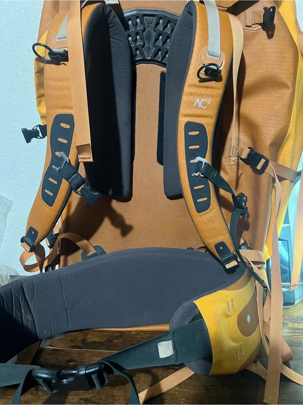 Arc'teryx Orange and Yellow Technical Expedition Backpack